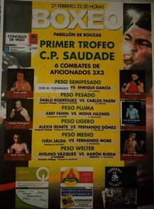 Cartel anunciador del torneo que llevará el nombre Club Saudade.