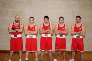 Lo más granado de la Escuela de Boxeo El Canario intervendrán en la gran velada dl sábado día 28. foto E.B. Canario.