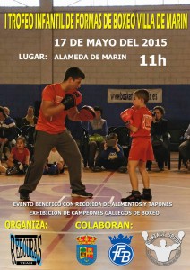 Cartel anunciador del I Torneo Infantil de Formas de Boxeo. 