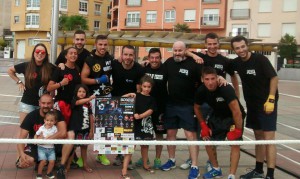 Foto de familias deportivas anunciador del Trofeo Concello de Miño. foto web Iago Barros,