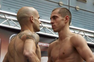 Face to face: Kiko Martinez versusu Scott Quigg.  foto web. 