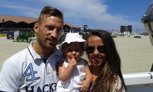 Eloy con su esposa Sofía y su hija Cayetana.