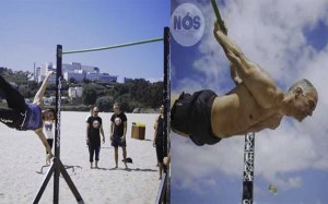 La fuerza y habilidad es una constante en la especialidad de estreet workout. foto cortesía Club Caneiros,