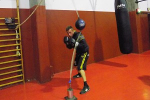 La constancia en el entrenamiento y el sacrificio son dotes de El Bengala reconocidas por sus entrenadores. Foto cortesía de LUdus BOx.