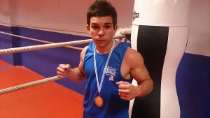 Manu Trigo medalla de Bronce Campeonatos Gallegos 2015 foto ClubStadium