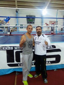 Ramiro Brey compite al KO , en la imagen con El Abuelo. foto cedida por Jose Antelo