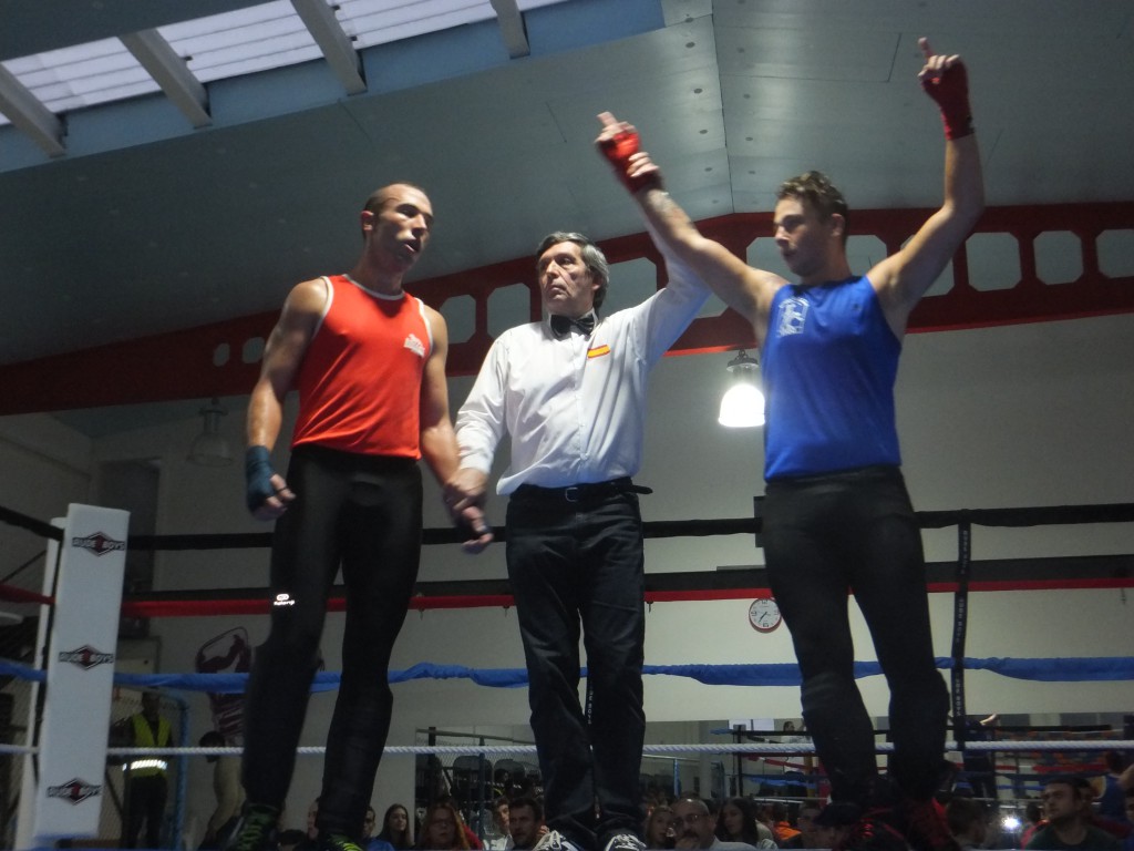 Berto Loureiro (drcha) Campeonato Gallego de Savate. f bm