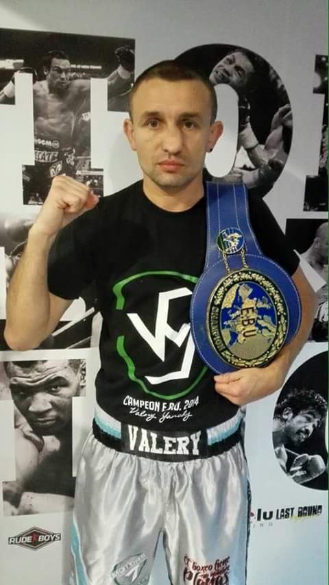 Valery Yanchy se siente perjudicado en su justa aspiraci´n al campeonato europeo. foto cortesía TopBoxing.