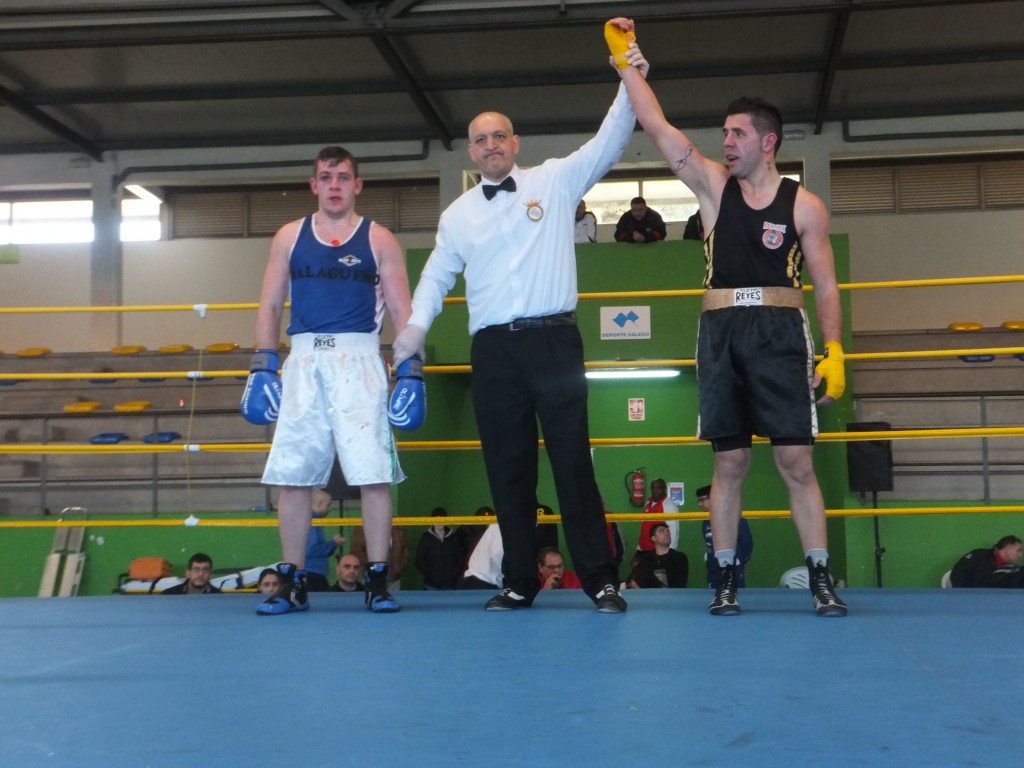 JOSÉ ÁNGEL RODRIGUEZ consiguió el Bronce Gallego 2016 ante EDUARDO TORREIRO del Stadium. 