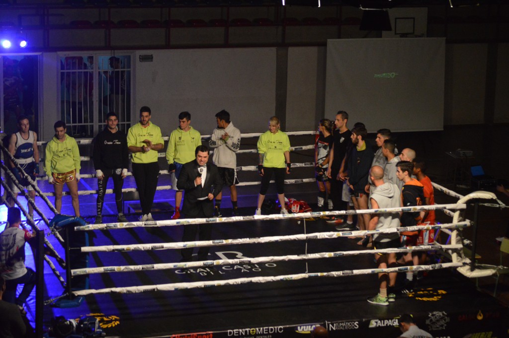 Presentación de los distintos competidores en el Calabagueiros. foto Juan Barral