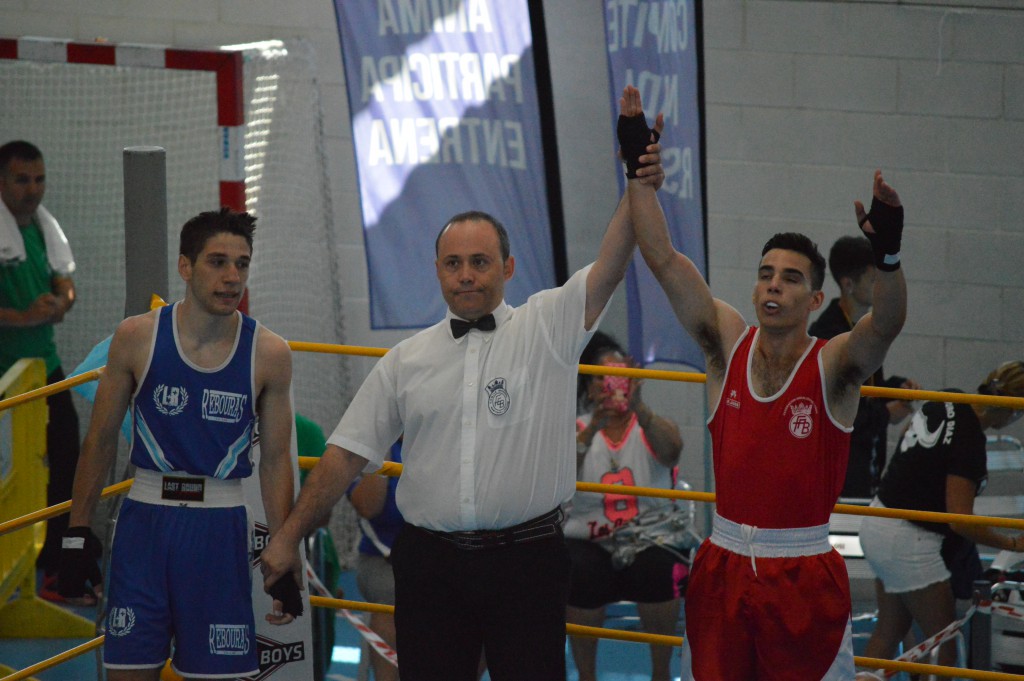 JONATHAN RODRIGUEZ (izda), medalla de Bronce Nacional. Foto Juan Barral.