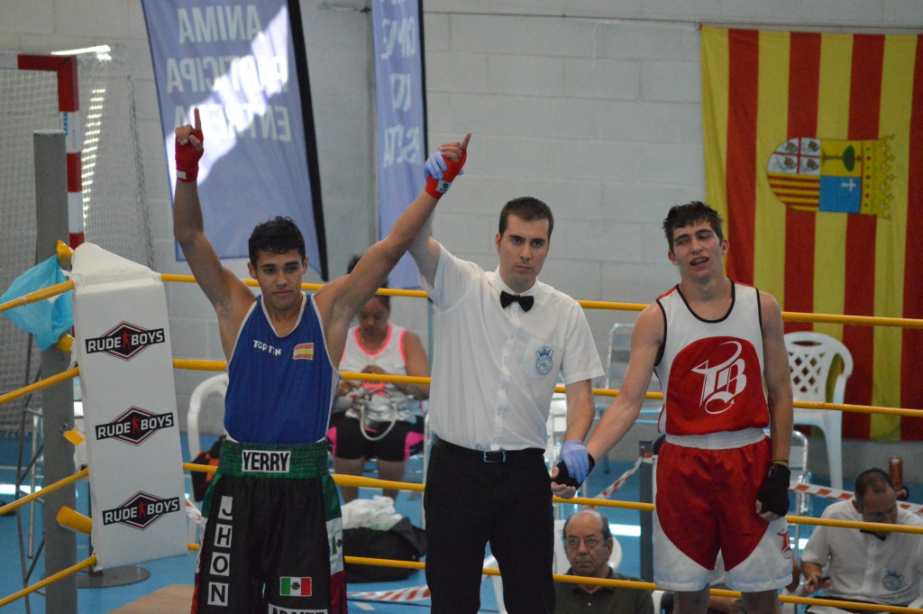 RUBÉ PÉREZ RIAL, subcampeón de España de los welter. Foto Juan Barral.