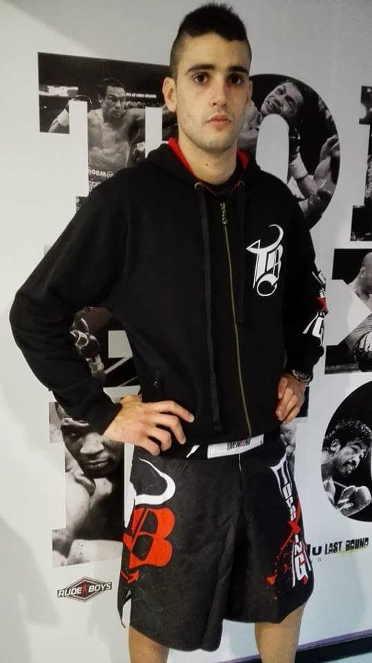 CRISTIAN SANTOS del Club BKC de La Coruña. foto enviada por TopBoxing.