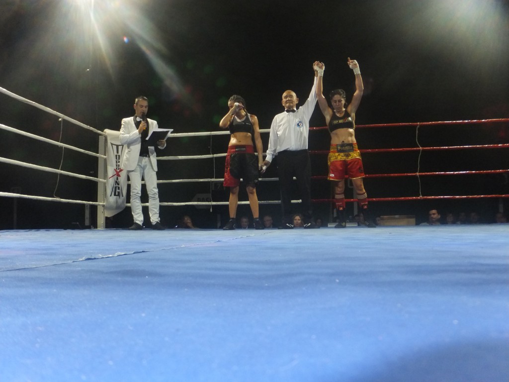 Gran combate el que protagonizaron Maribel de Sousa y Marta Brañas con victoria para La Potrilla de Arteixo.