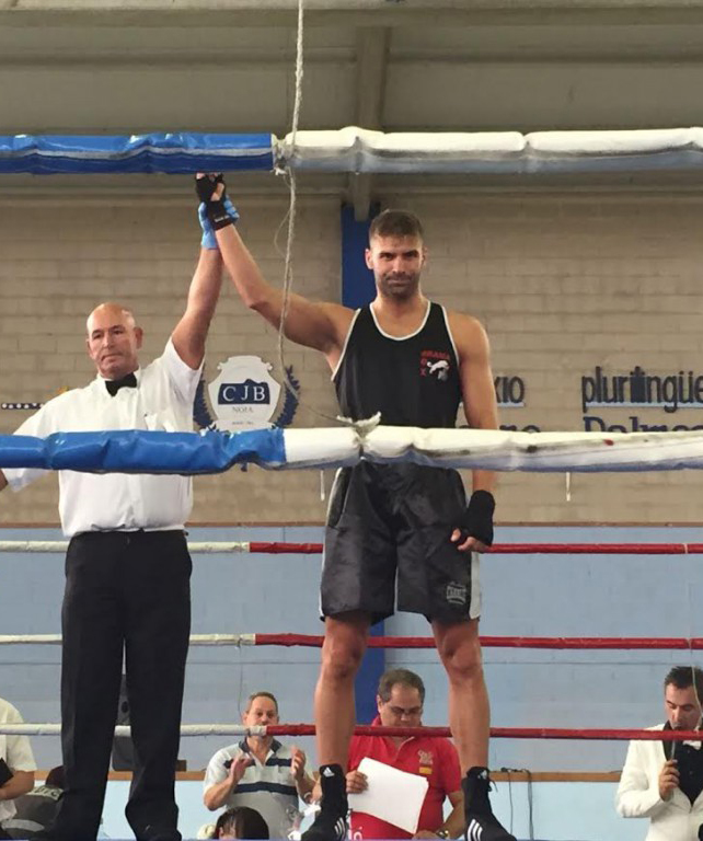 Martiño Río del Brama Box ha irrumpido en el boxeo con una prometedora e invicta racha. foto Eva Sánchez.