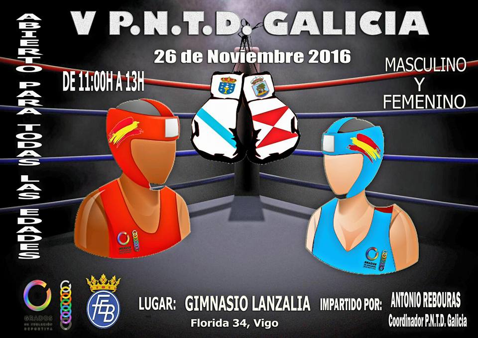 Cartel del P.N.T.D Galicia. Rebouras