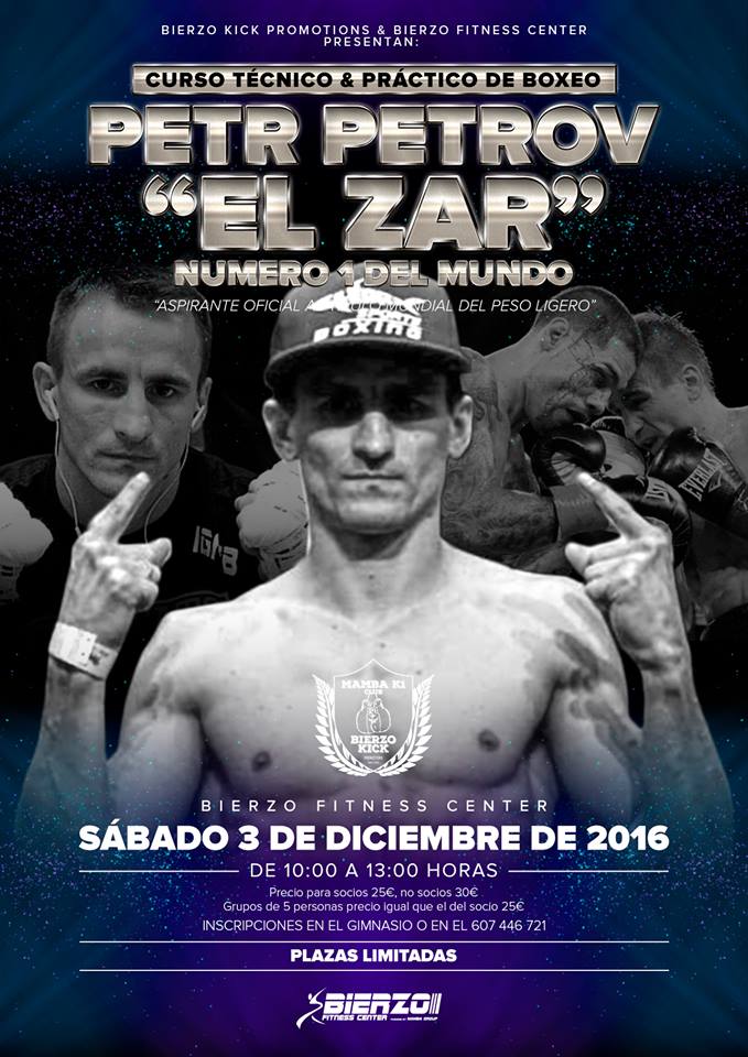 cartel del Curso de Boxeo. web
