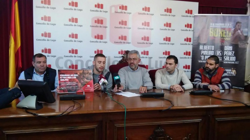 Fotografia de la presentación del Campeonato de España en las instalaciones del Ayuntamiento de Lugo. foto Club Xan Pérez.