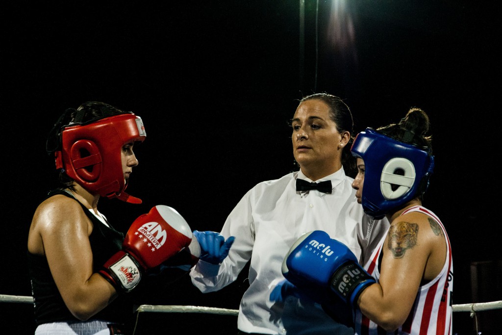 La colaboradora de boxeodemedianoche Eva Sanchez, en una fotografia de Fran Parreño.