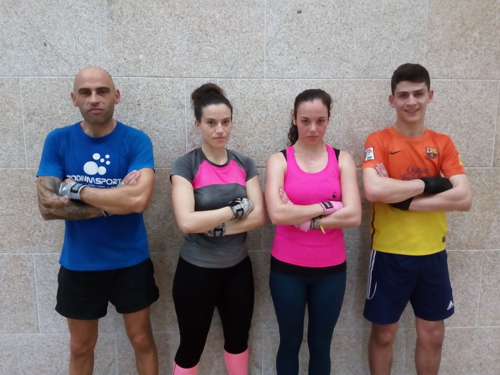 Gabriel , Paula, Mara y gabriel, los cuatro mosqueteros de El Canario que competirán en el Baile Vello Valladares de Vigo.