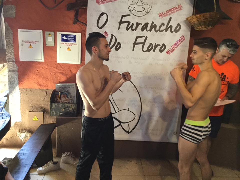 Diego Hermo no pudo exhibir todo su potencial por la brevedad de su victoría en el primer asalto.