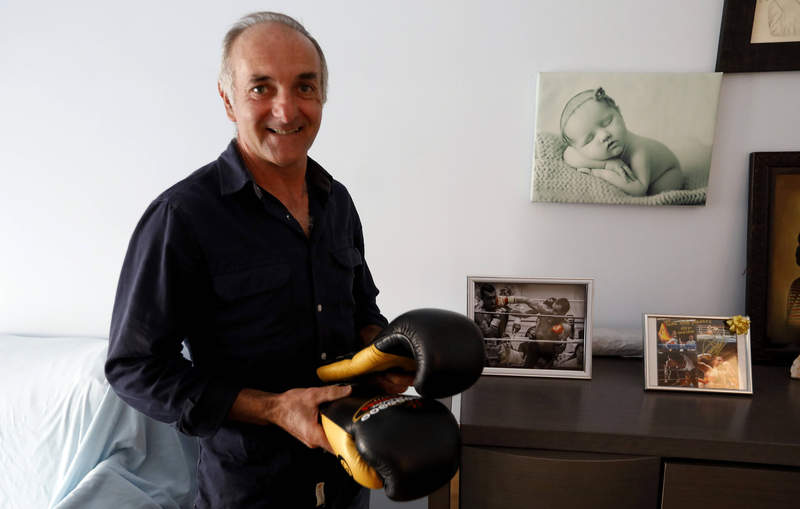 Fotografía del progenitor de Saul Tejada con la que EL Diario de Leós. es ilustra la entrevista efectuada por el periodista