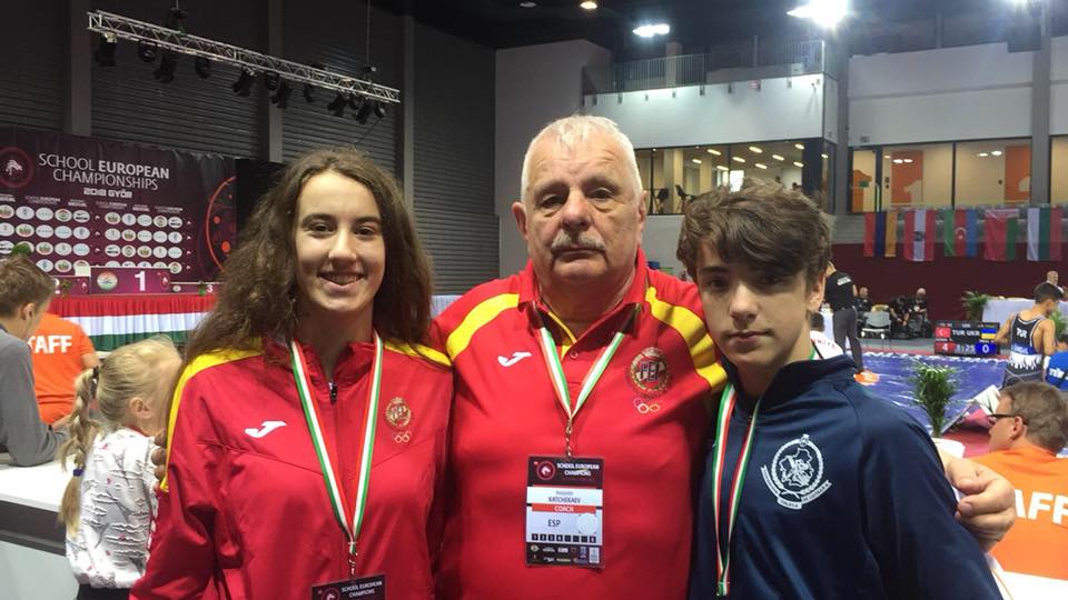 Nerea Iglesias y Nahun Ayude representaron a la Escuela Ayude en los Campeonatos Europeos Escolares en Gyor ( Hungria )