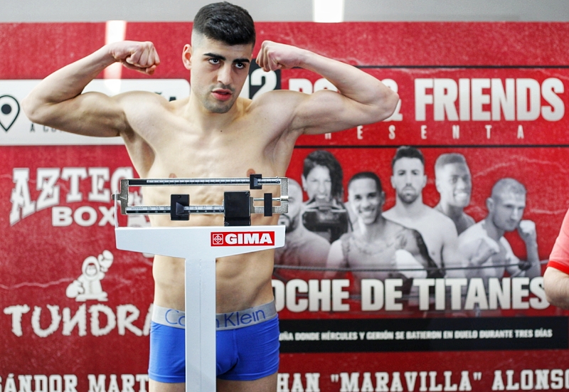 Daniel Sexto López, pupilo de Pablo Castelo en la Escuela Pretorian intentará conseguir un nuevo ,triunfo ante el púgil Javier Cordero. foto Mero Barral