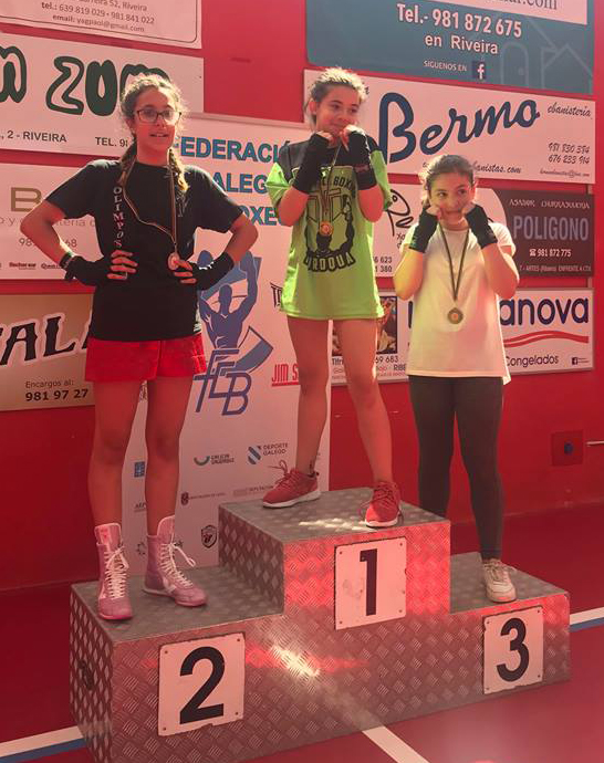 El Olímpo´s de Orense se hizo con la medalla de Plata de Nerea ( en la imagen y la de Oro de Julio