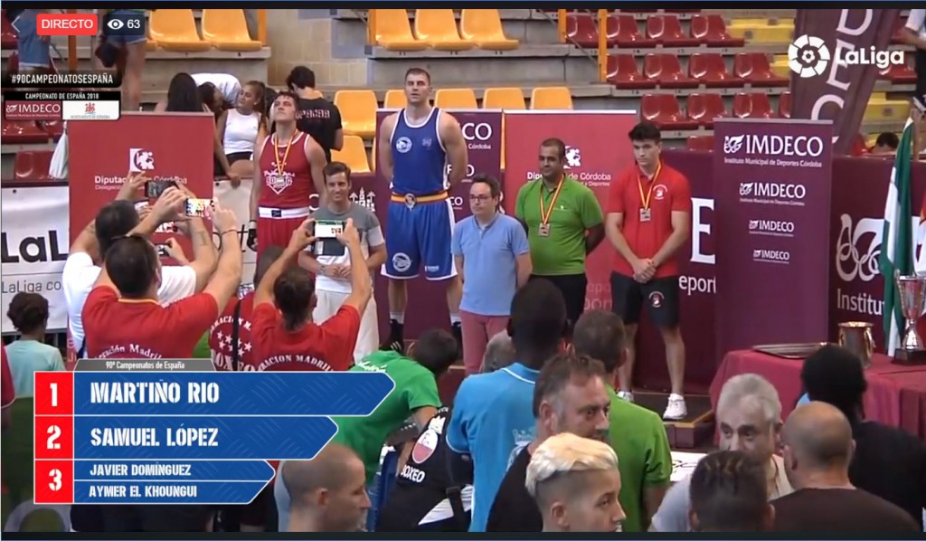 Martiño Río González alcanzó lo más alto del podio, por segunda vez, en dos años de boxeador. LaLiga4Sports