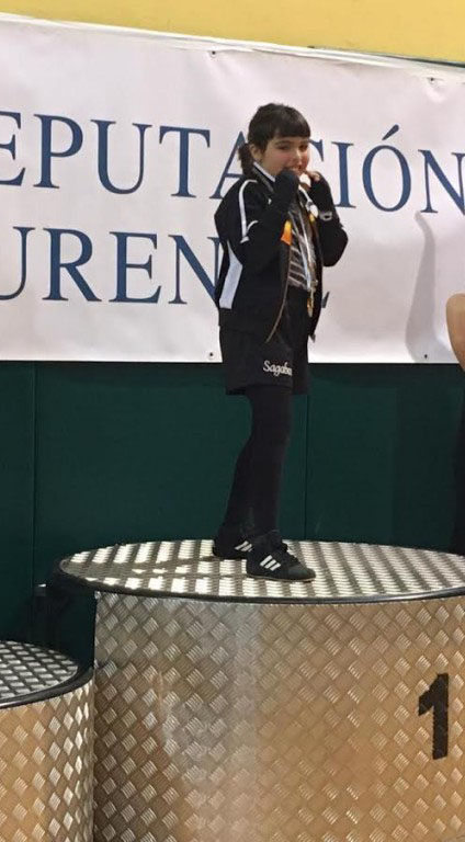 Alejandra Martínez Salgueiro del club Deportivo Sagabox se mantuvo como lider de su categoría desde la primera jornada. Cedida