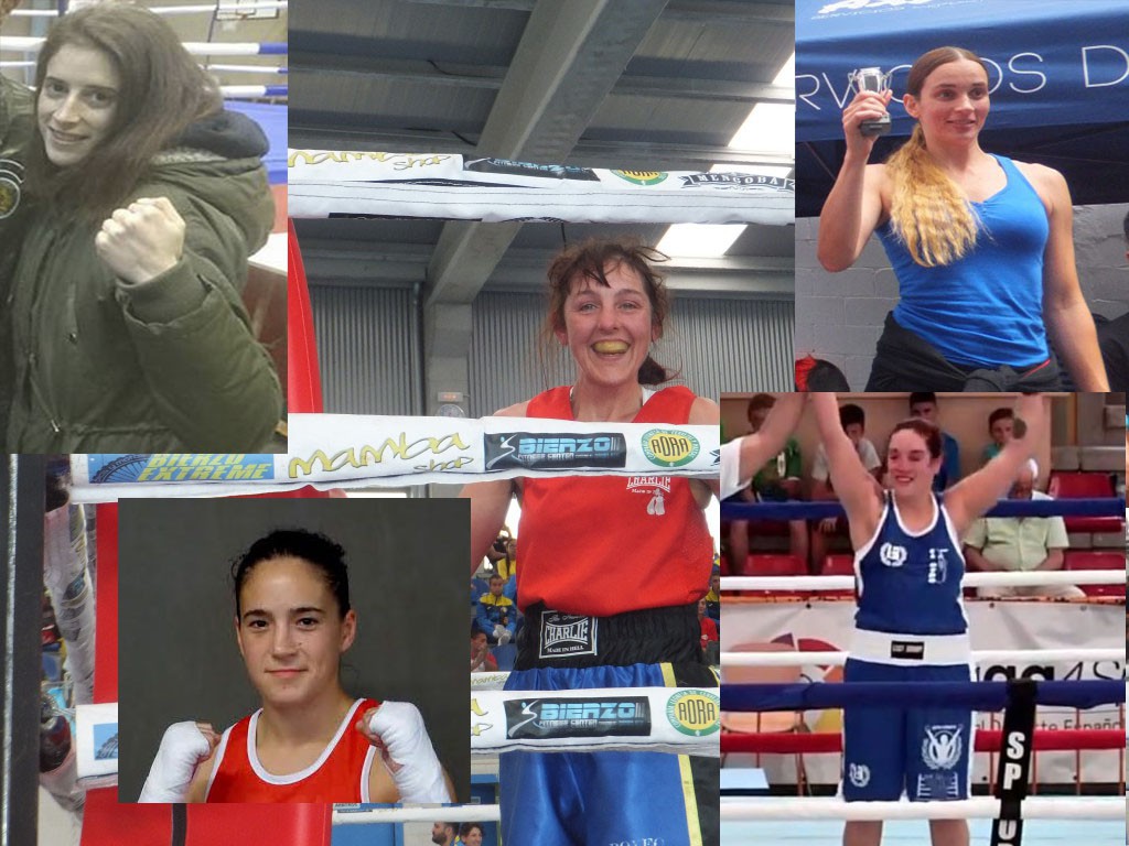 María Vilas, Christine Oya, Montse Beiro, Lorea Murgoitio y Olga Vázquez, son junto con ( no dispongo foto de las 3 siguientes ) ZSaira Corchero, Paula Simal y Lucia