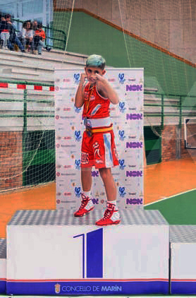 Adán Molada García Campeón de España. Foto cedida por su club de pertenencia Rebouras Team de Vigo.